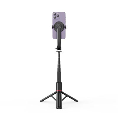 7. Selfie stick Tech-Protect L04S Bluetooth z tripodem do 95cm i głowicą 360 - czarny