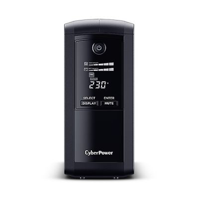 2. Zailacz UPS CyberPower VP1000EILCD line-interactive 1kVA 550W 6x gniazdo sieciowe