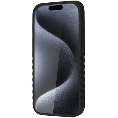 5. Etui Audi Synthetic Leather z MagSafe na iPhone 15 Pro Max - brązowe