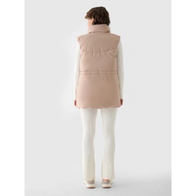 4. Bezrękawnik puchowy z wypełnieniem syntetycznym damski 4F 4FWAW24TVJAF135-83S