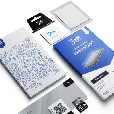 12. Szkło hybrydowe 3mk FlexibleGlass™ na iPhone 15 Plus