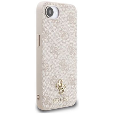 4. Etui Guess 4G Small 4G and Classic MagSafe na iPhone 16e - różowe