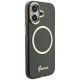 4. Etui Guess IML Script Metal MagSafe na iPhone 17 - czarne