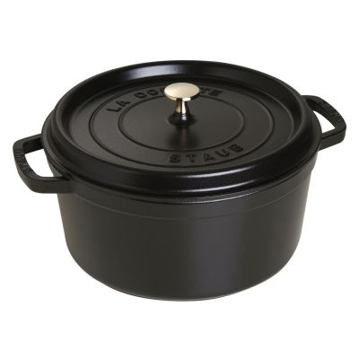9. Garnek żeliwny okrągły STAUB 40500-281-0 - czarny 6.7 ltr