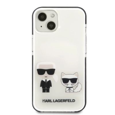 3. Etui Karl Lagerfeld Karl&Choupette na iPhone 13 mini - białe