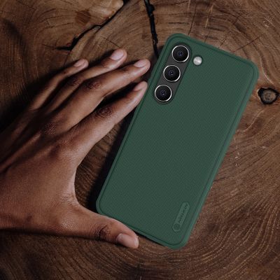 15. Nillkin Super Frosted Shield Pro etui Samsung Galaxy S23+ pancerny pokrowiec + podstawka na telefon czerwone