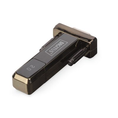 17. Adapter DIGITUS DA-70156 (USB M - RS-232 M; kolor czarny)