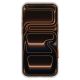 4. Etui Spigen Thin Fit MagSafe na iPhone 17 Pro - przezroczysto-pomarańczowe