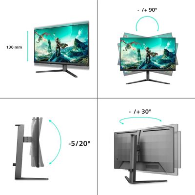 15. Monitor Philips 68,5cm (27,0") 27M2N3800A 16:09 2xHDMI+DP+USB