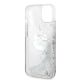 7. Etui Karl Lagerfeld Glitter Choupette Head na iPhone 14 Plus - srebrne