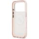 7. Etui Karl Lagerfeld IML Glitter Karl & Choupette Heads Logo MagSafe do iPhone 17 Pro - różowe