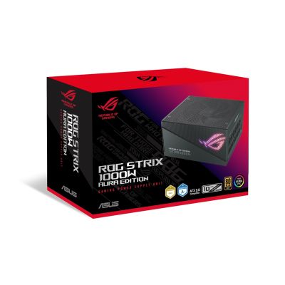 11. ASUS ROG Strix 1000W Gold Aura Edition moduł zasilaczy 20+4 pin ATX ATX Czarny