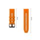 4. Pasek Tech-Protect Silicone na Garmin Fenix 5 / 6 / 6 Pro / 7 / 8 / 8 Pro / E / 9 / 9 Pro (51 mm) - pomarańczowy