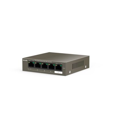 4. Switch PoE Tenda TEG1105P-4-63W (5x 10/100/1000Mbps)