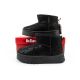 10. Lee Cooper buty śniegowce damskie zimowe modne futerko ocieplane botki czarne