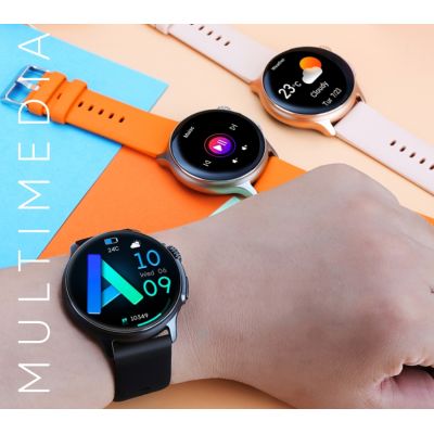 7. Smartwatch Męski RUBICON RNCF12 Tytan/Orange SMARUB245