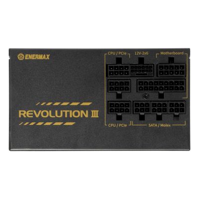 5. Enermax ERV1000G-AHG-MAC moduł zasilaczy 1000 W 20+4 pin ATX ATX Czarny