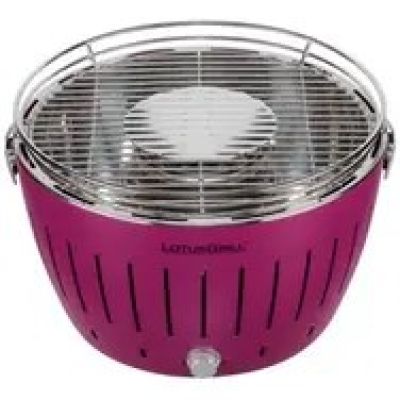 LotusGrill G34 U PU grill Czajnik Węgiel drzewny (paliwo) Fioletowy