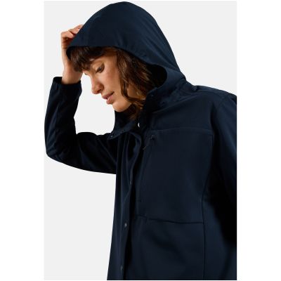 5. Koszula z długim rękawem damska Odlo Shirt l/s TRANSITION SOFTSHELL granatowa