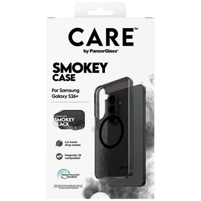 6. Etui CARE by PanzerGlass Urban Explorer Smokey w. Black Qi na Samsung Galaxy S26+ - czarne