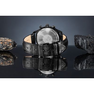 6. Zegarek Męski Giewont Chronograph Sapphire Czarny GW6310-A1
