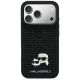 3. Etui Karl Lagerfeld Rhinestones Karl&Choupette Pin na iPhone 17 Pro - czarne
