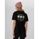 2. T-shirt loose z nadrukiem damski 4F 4FKAW26TTSHF4507-20S