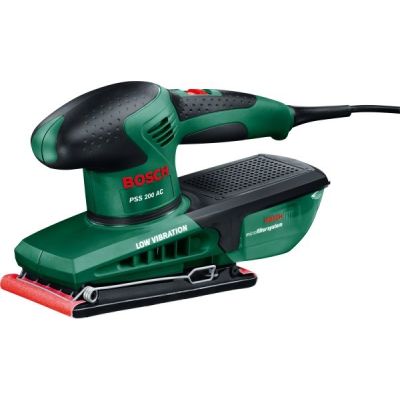 Bosch PSS 200 AC Szlifierka orbitalna 24000 OPM Czarny, Zielony 200 W