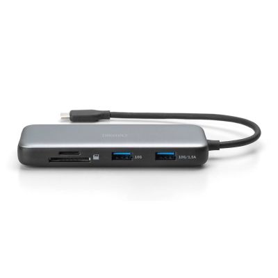 3. Digitus Stacja dokująca USB-C, 7-portowa