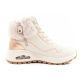 13. Skechers Uno Rugged buty sportowe damskie botki ocieplane zimowe beżowe