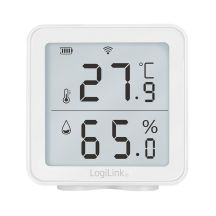 LogiLink SC0116 higrometr i psychrometr Wewnętrzna Higrometr elektroniczny Biały
