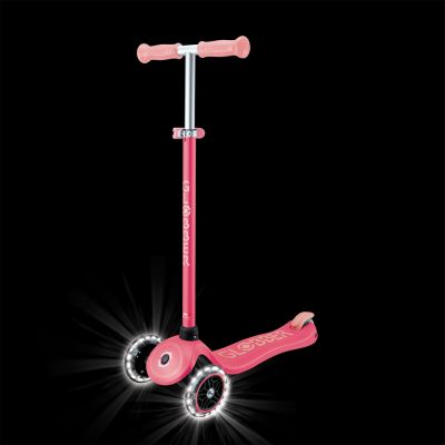 10. Hulajnoga PRIMO PLUS GLOW LIGHTS - Coral Pink (443-110)