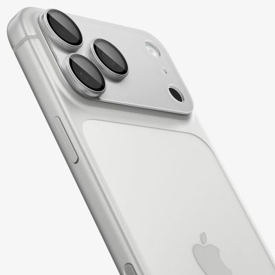 3. Szkło hartowane na aparat Spigen Optik Pro XL GLAS.TR EZ FIT na iPhone 18 Pro Max - srebrne
