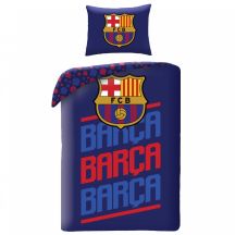 FC Barcelona pościel komplet bawełna 140x200 + 70x90 cm FCB-4515BL