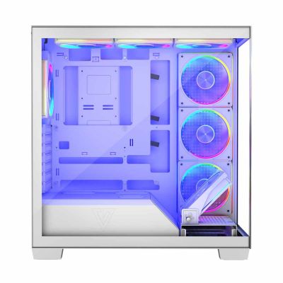 17. MODECOM OBUDOWA VOLCANO STELLAR ARGB MIDI 8F WHITE