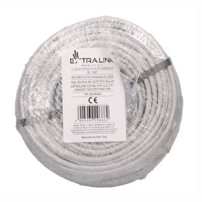 3. Extralink CAT6A UTP (U/UTP) INDOOR TWISTED PAIR 50M kabel sieciowy