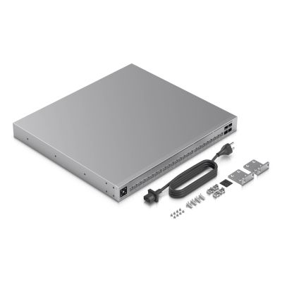 7. Switch Ubiquiti USW-PRO-HD-24-POE-EU Etherlighting, 2x 10GbE PoE++, 22x 2.5GbE PoE++, 4x 10G SFP+