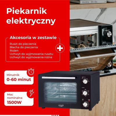 3. Piekarnik elektryczny ADLER AD 6026