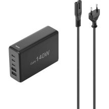 Hama 00201978 ładowarka do urządzeń przenośnych Laptop, Power bank, Smartfon, Tablet Czarny Prąd przemienny Szybkie ładowanie Wewnętrzna