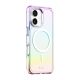 2. LAUT AERO HOLO pokrowiec na telefon komórkowy 16 cm (6.3") Perłowy, Przezroczysty
