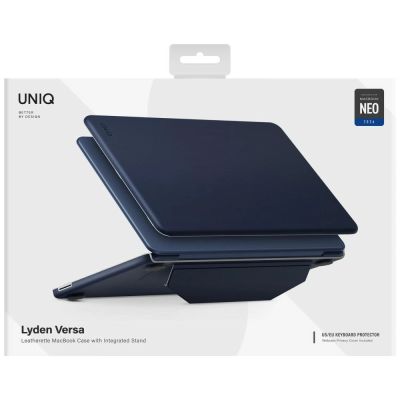 8. Etui UNIQ Lyden Versa na MacBook Neo - granatowe