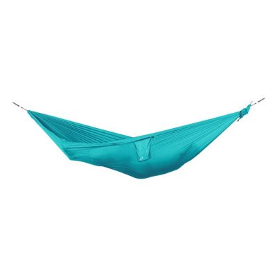 Ticket To The Moon TRAVEL HAMMOCK - Compact Hamak wiszący 2 os. Nylon Kolor Aqua