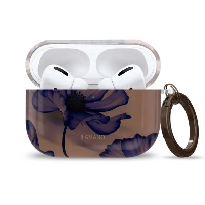 2. Etui Tech-Protect Lamano na AirPods 3 Pro - brązowo-fioletowe