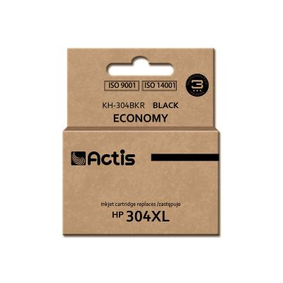 2. Actis KH-304BKR Tusz (zamiennik HP 304XL N9K08AE; Premium; 20 ml; czarny)