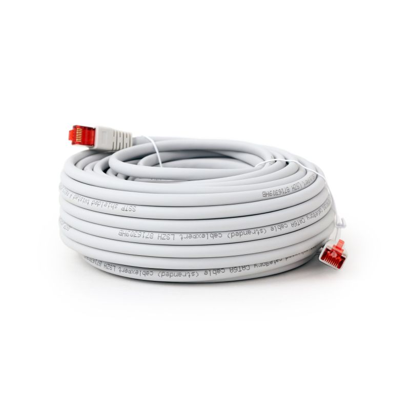 3. GEMBIRD PATCHCORD SFTP RJ45 KAT.6A LSZH 20M SZARY