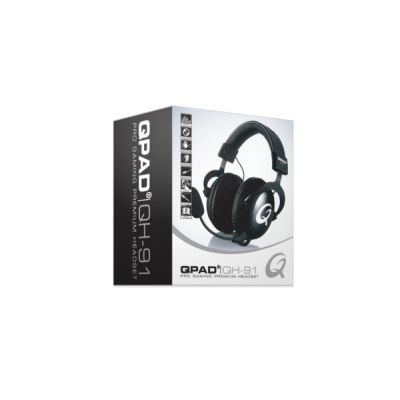 3. QPAD QH-91 Zestaw słuchawkowy Przewodowa Opaska na głowę Gaming Czarny