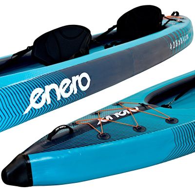 5. KAJAK 2-OSOBOWY 465x74x42CM LAMINOWANY PVC NIEBIESKI ENERO