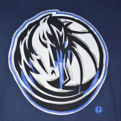3. Koszulka Nike Dallas Mavericks Essential Dry T-shirt Chrome Logo College Navy - CZ7252-419