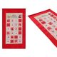 9. KALENDARZ ADWENTOWY 56x87CM CZERWONY