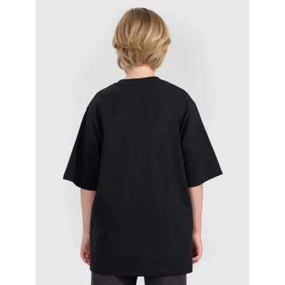 2. T-shirt oversize z nadrukiem chłopięcy 4F 4FJRAW25TTSHM3061-20S